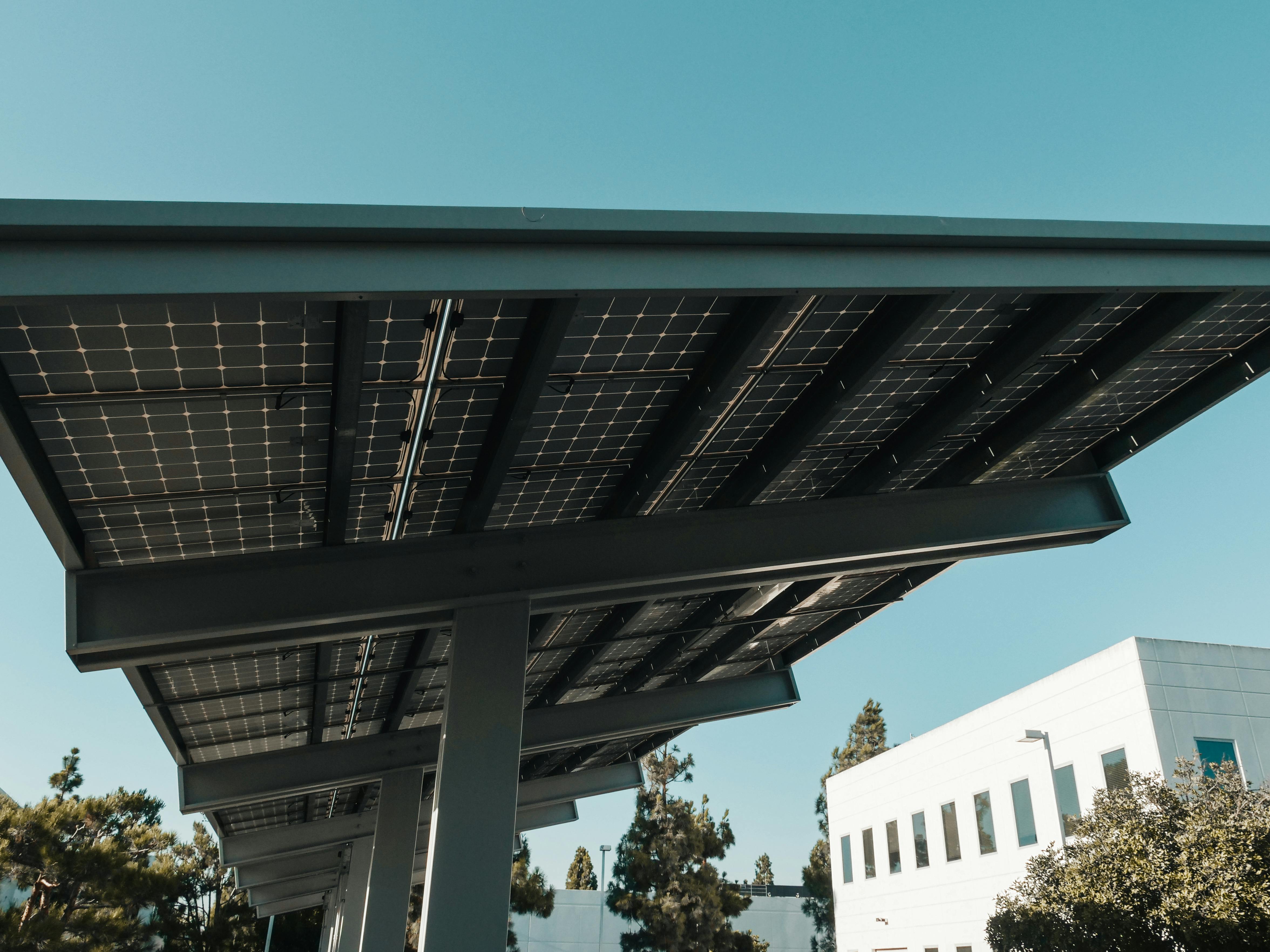 Solar panels on a roof 1