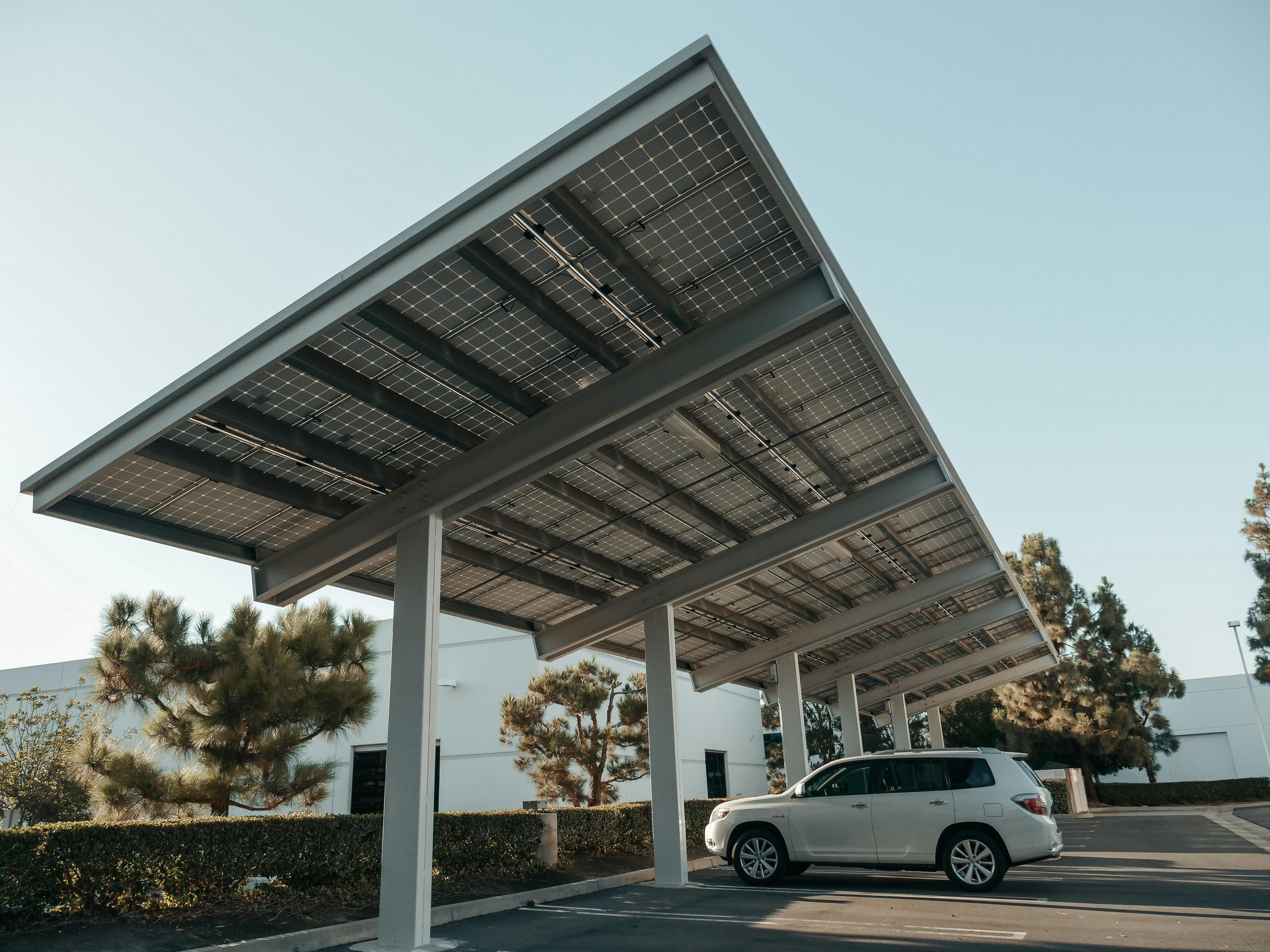 Solar panels on a roof 2